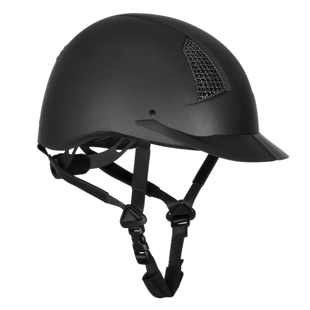 TuffRider Starter rijhelm zwart carbon ventilatie S M L