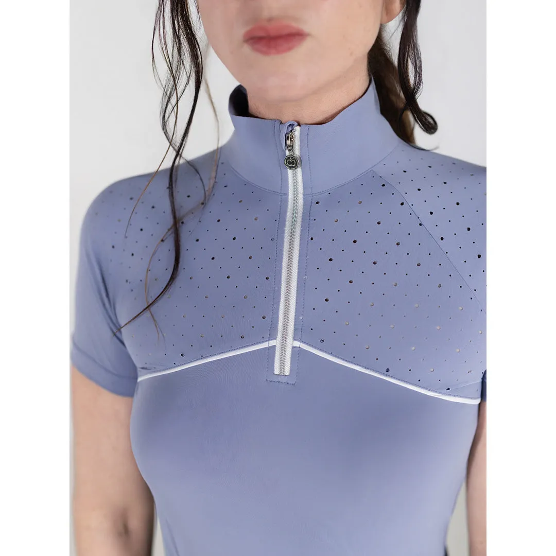Dapplebay Lady Aircut Rijshirt Ballet Pink Korte Mouw