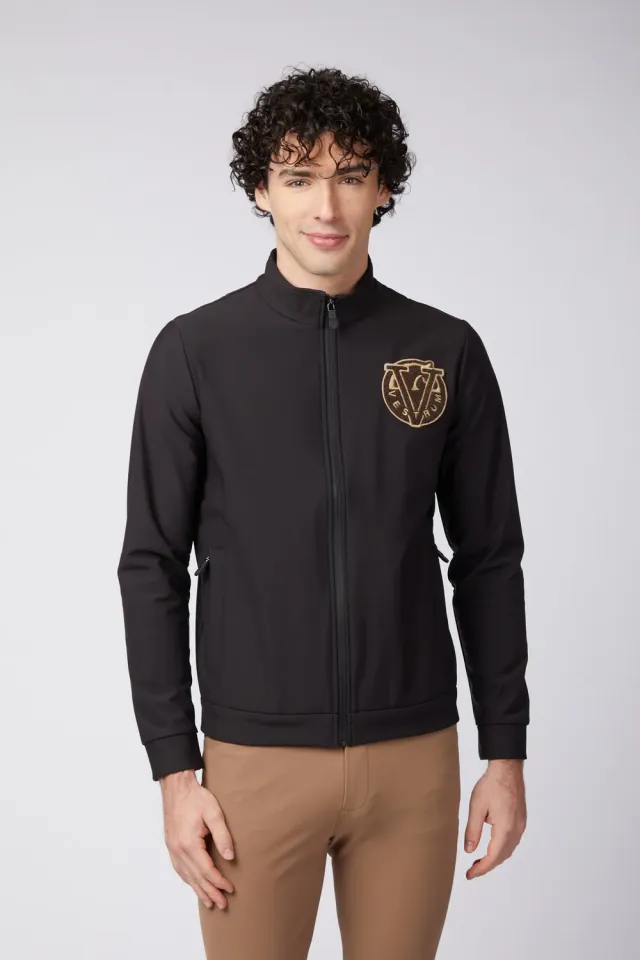 Vestrum Bologna softshell jas heren donkerbruin waterafstotend