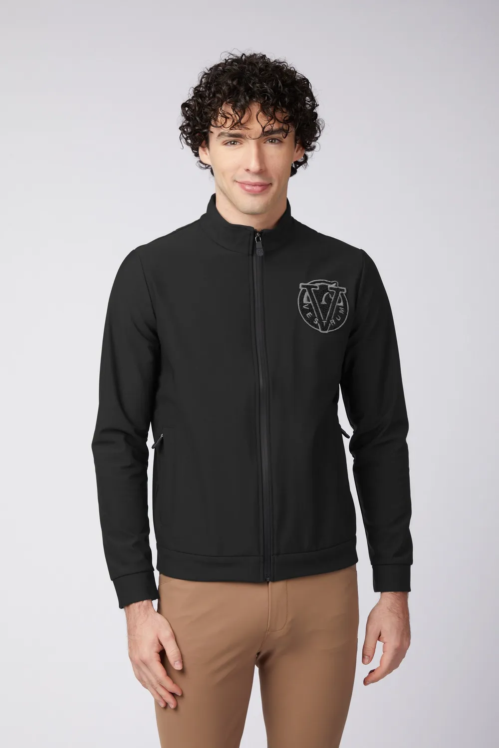 Vestrum Bologna softshell jas heren donkerbruin waterafstotend