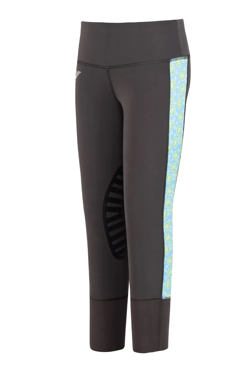 TuffRider Athena EquiCool rijtights charcoal orange kinderen