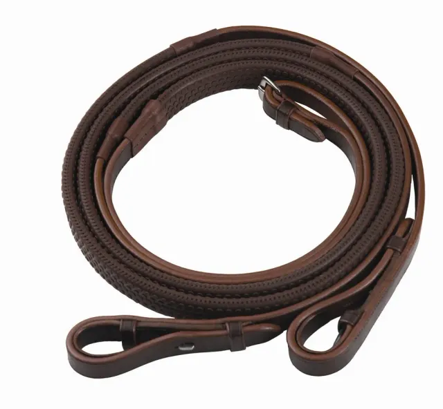 Henri de Rivel Advantage rubberen teugels havana horse