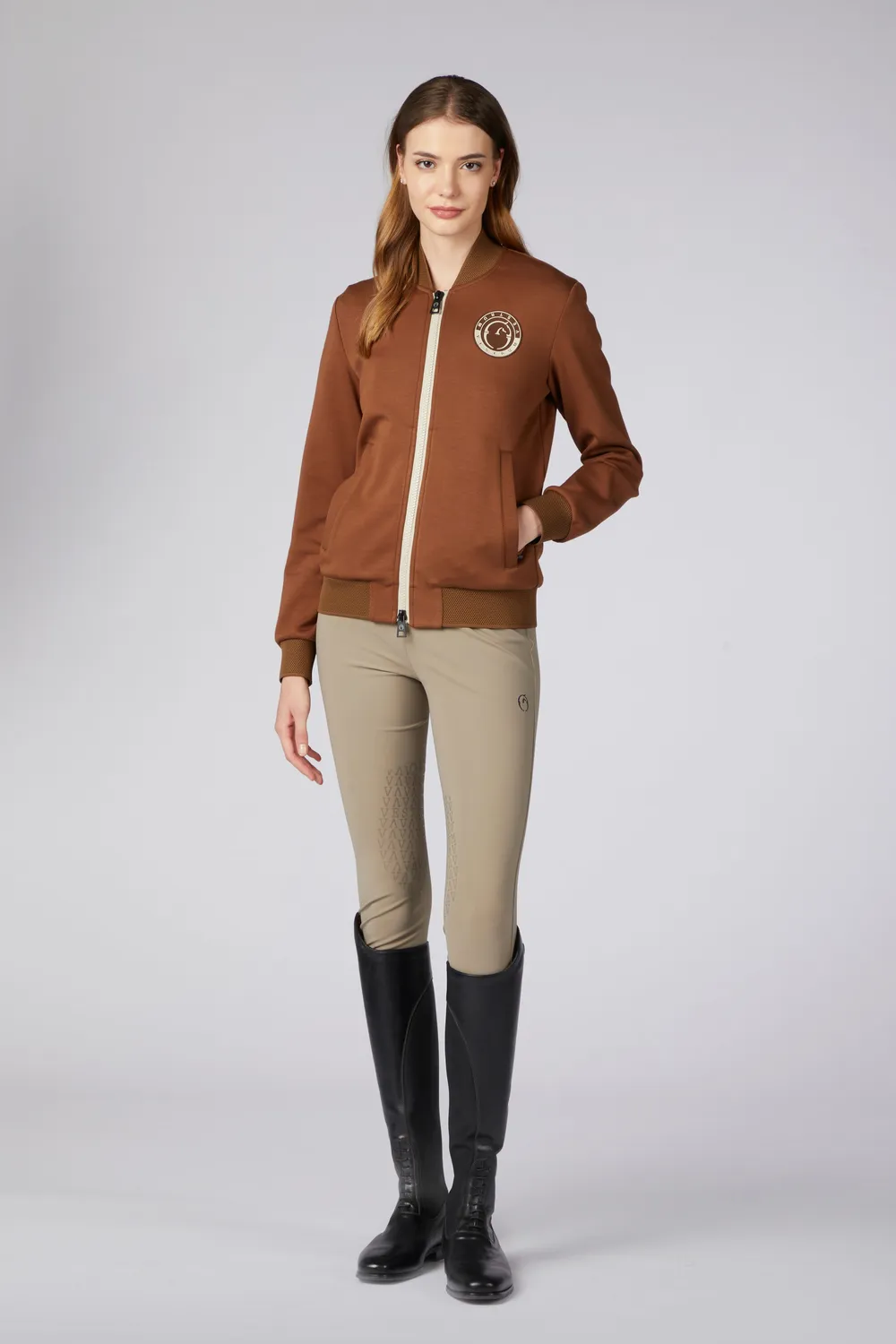 Vestrum Loja sweater dames interlock met rits