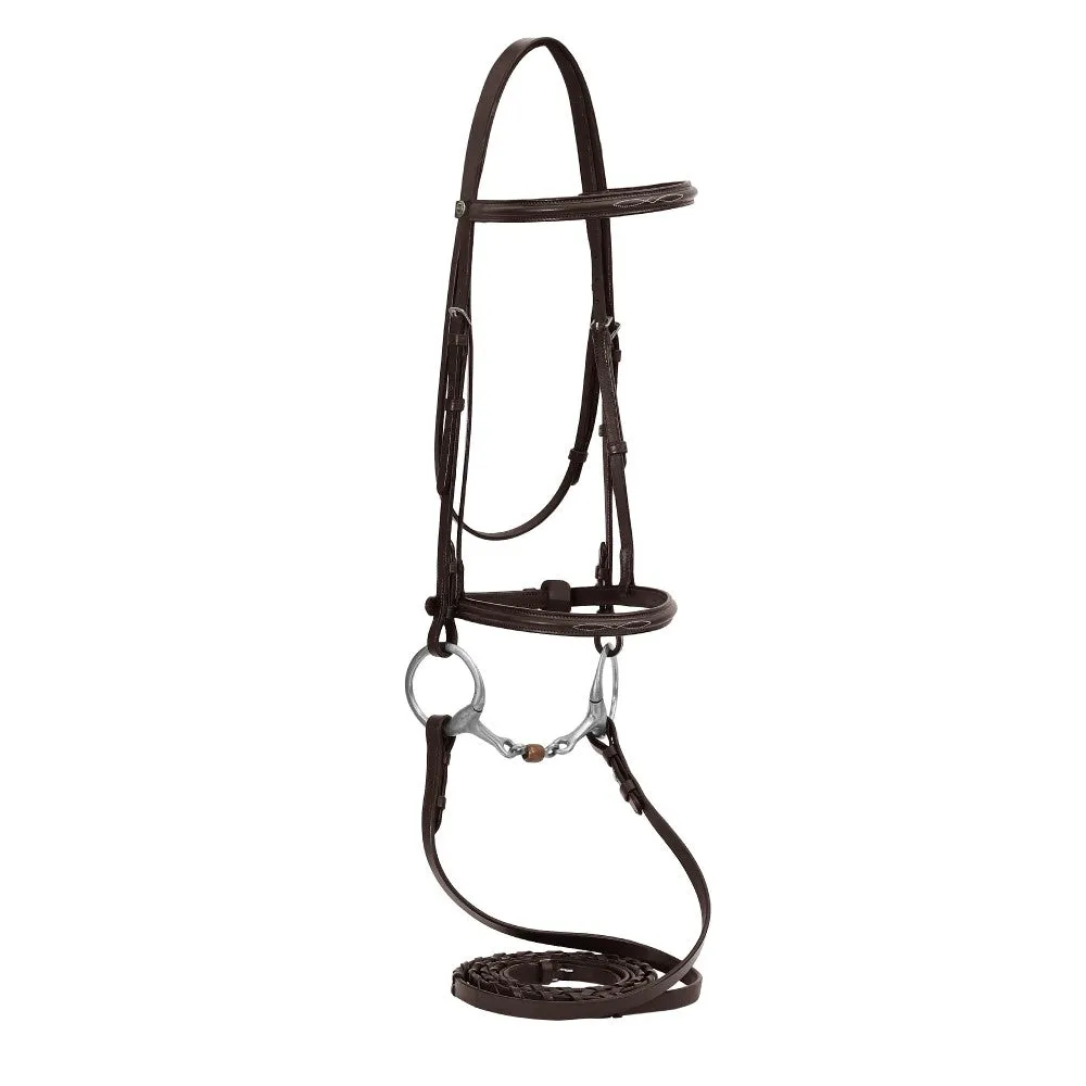 Henri de Rivel Advantage Fancy Raised rijhoofdstel havana