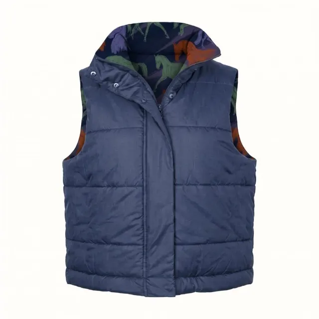 Dapplebay Reversible Puffer bodywarmer Purple Dusk