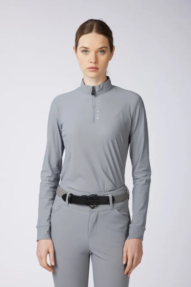 Vestrum Seattle Trainingstop Dames Steel Grey Half-Rits