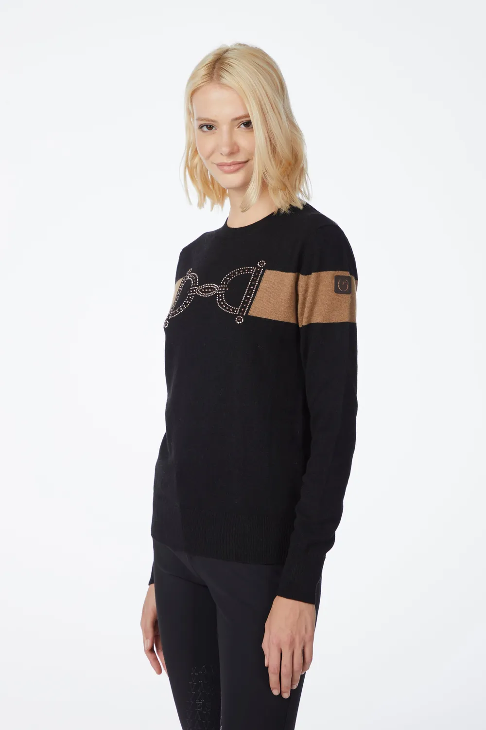 Vestrum Vasteras trui dames wol cashmere beige