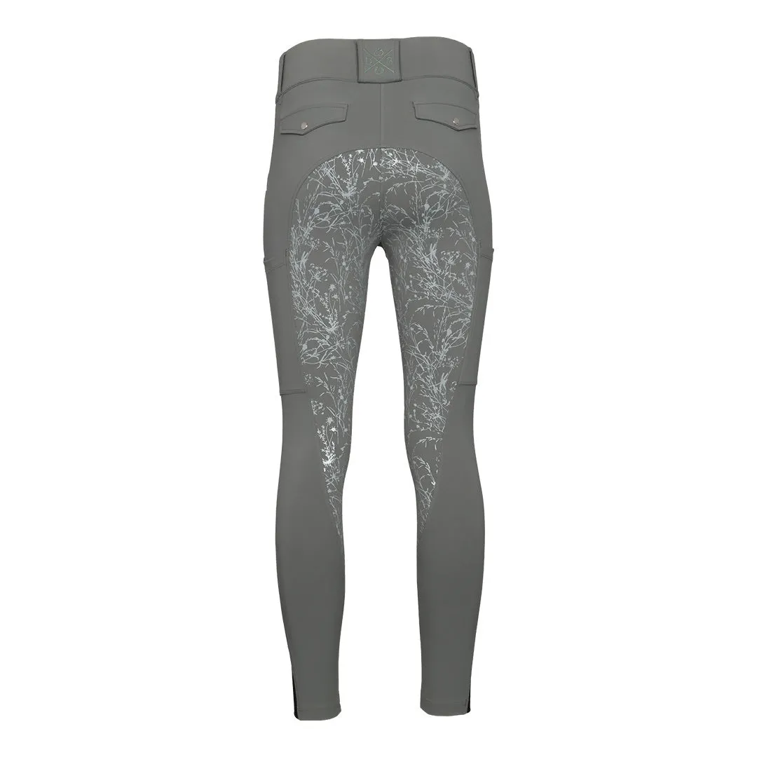 Dapplebay Dragonfly Meadow rijbroek graphite M silicone