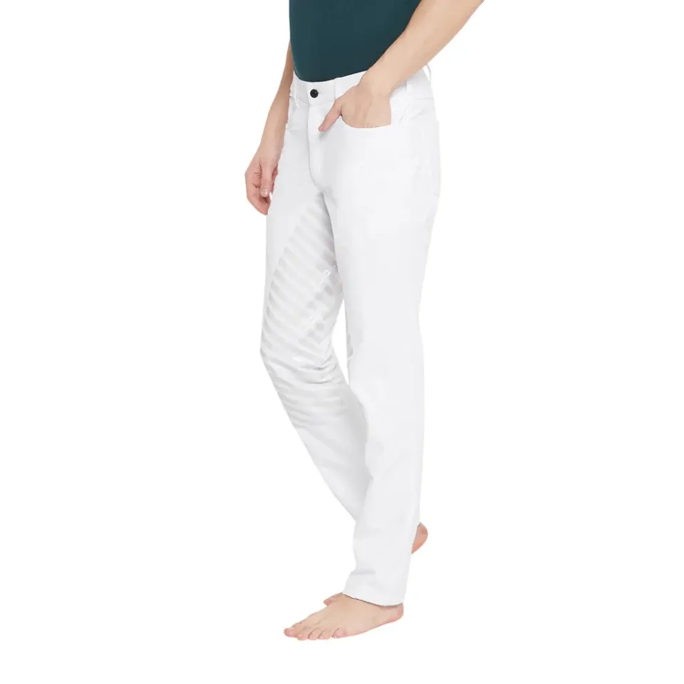 TuffRider Technical polobroek wit moisture wicking