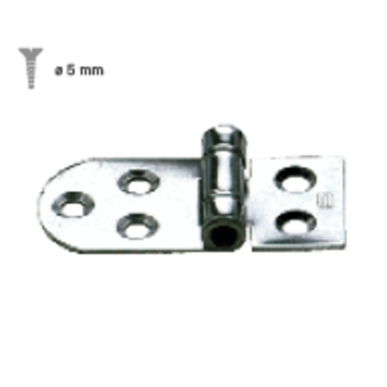 HS Sprenger scharnier RVS 5-gaats 65x30 mm