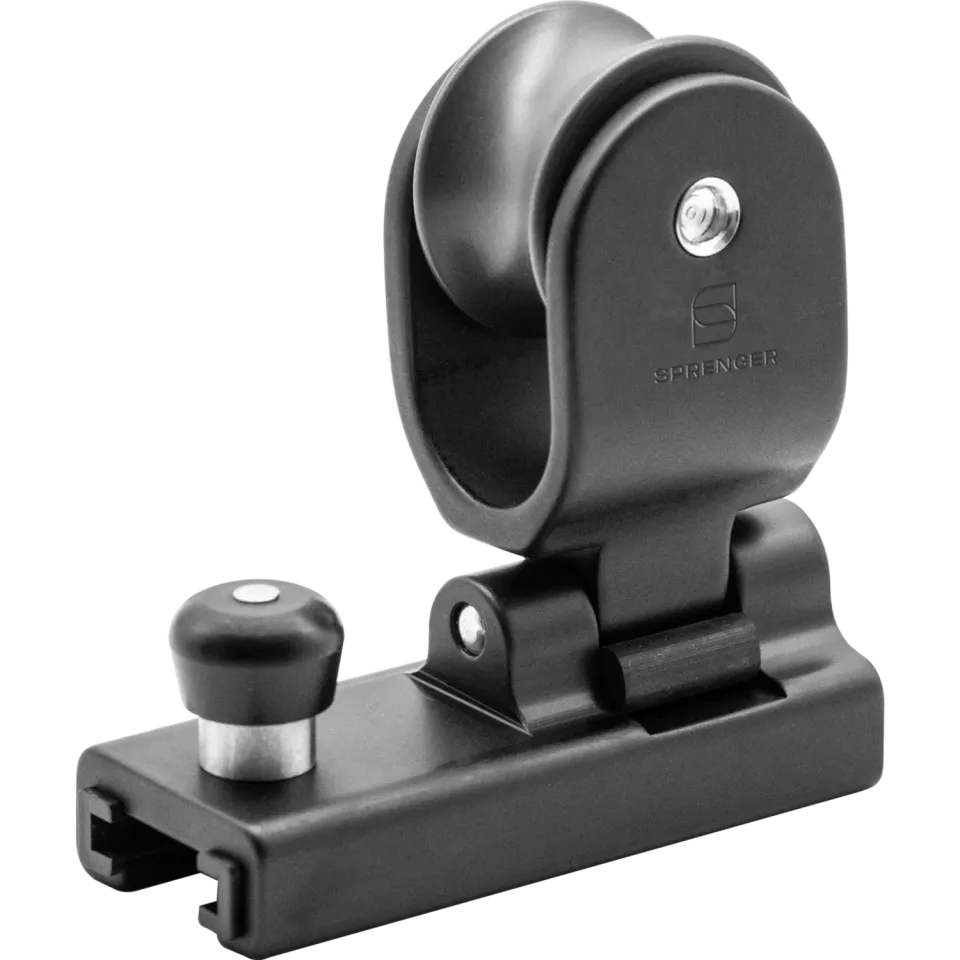 HS Sprenger Genuaslede Glijlager Zwart voor Rail 25x4 mm