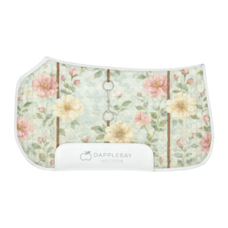 Dapplebay Vintage Floral western zadelpad full