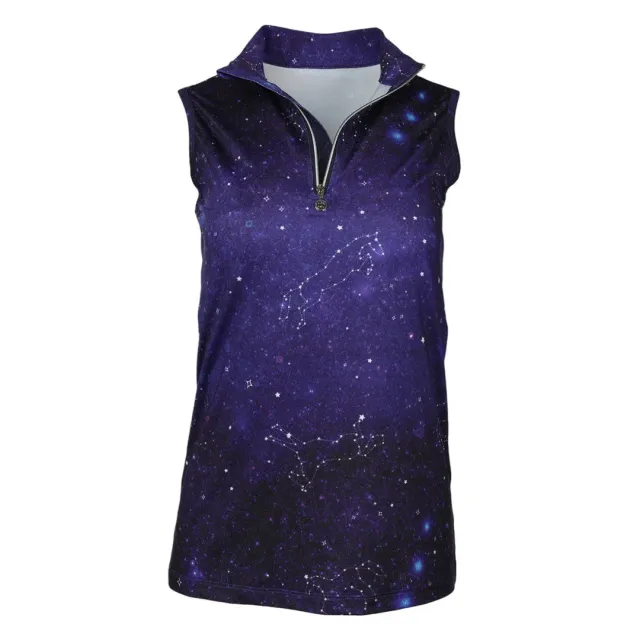 Dapplebay Constellation 1/4 zip rijtop mouwloos navy