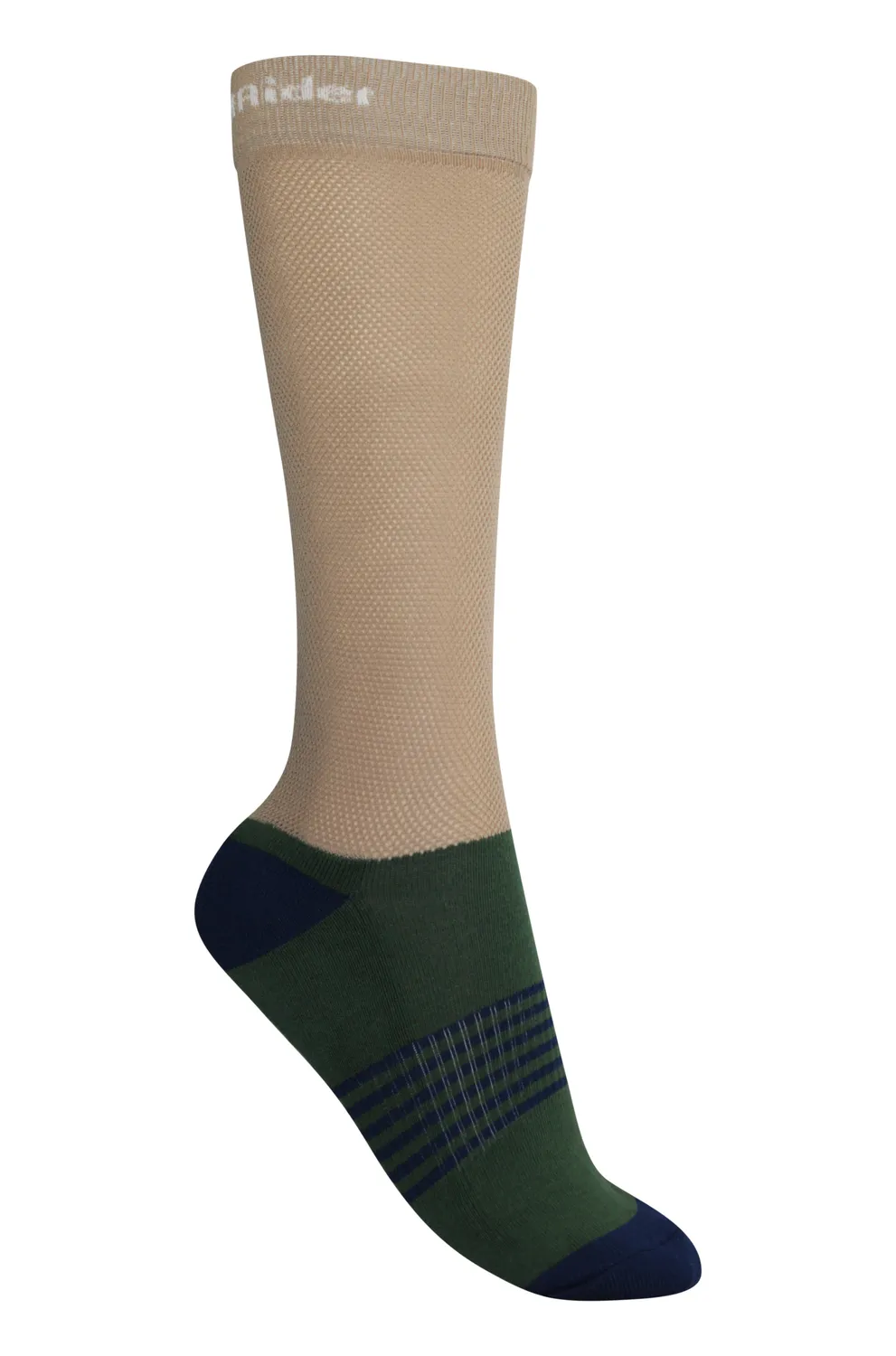 TuffRider EquiCool rijsokken 3-pack bamboe blauw-mix
