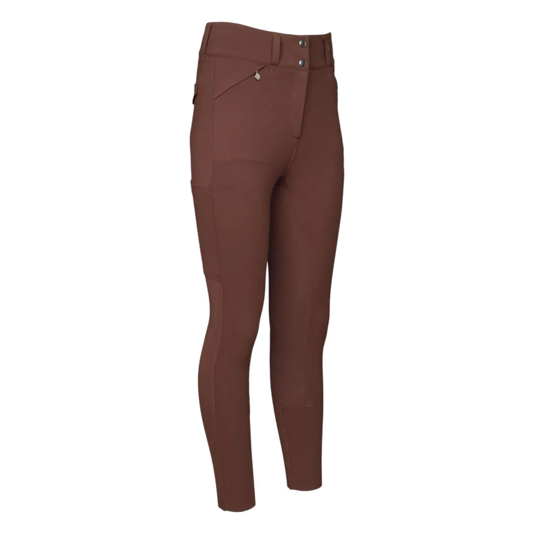 Dapplebay Compression rijbroek full seat chocolate XXS