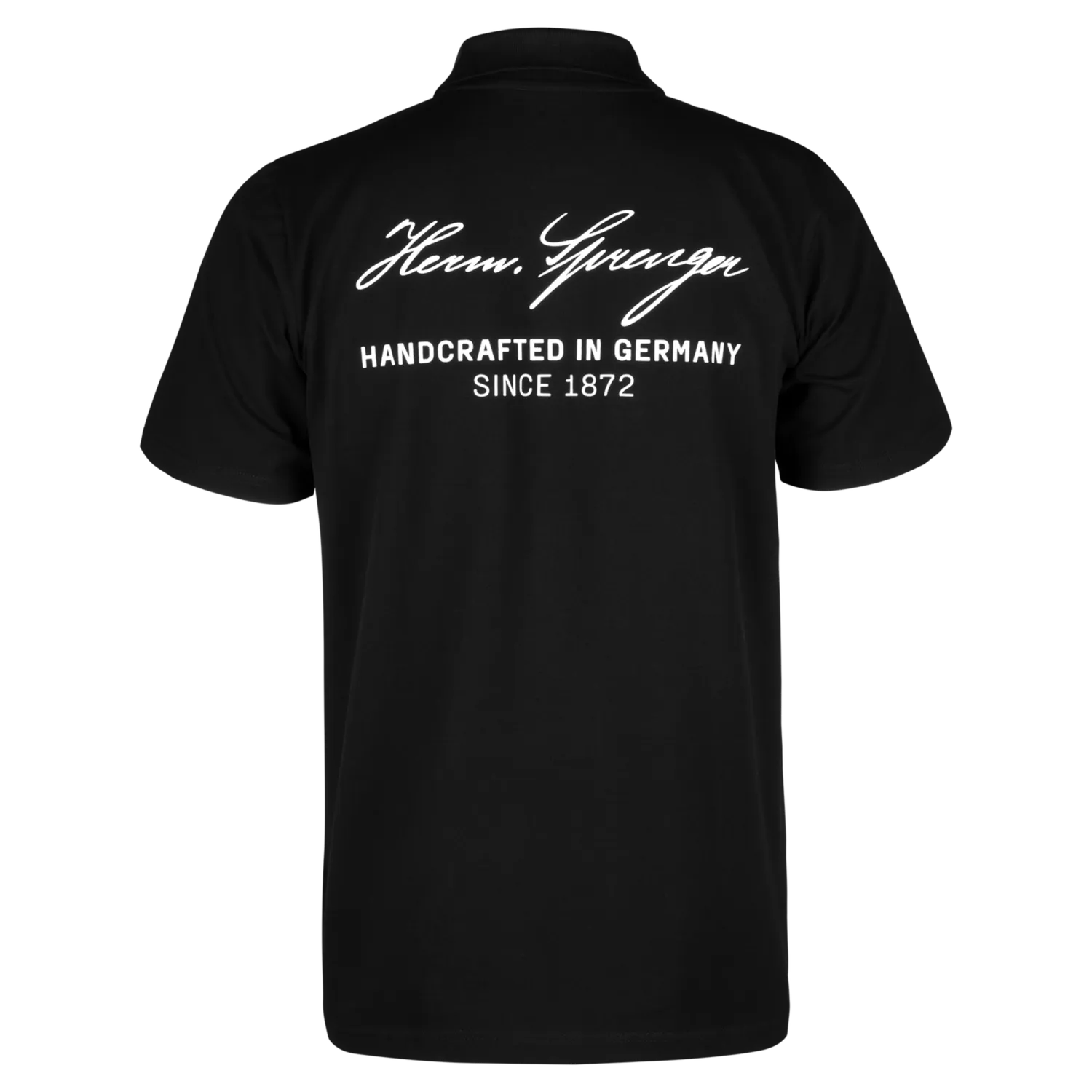 HS Sprenger Signature polo heren zwart M losse pasvorm