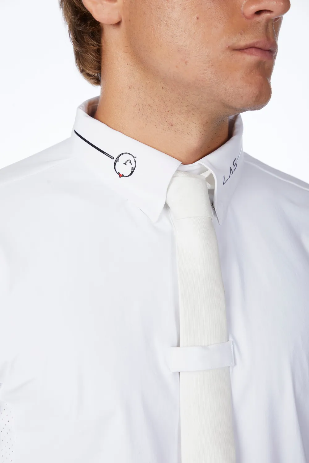 Vestrum Gemini Heren Wedstrijdshirt L.Mouw Wit Ademend