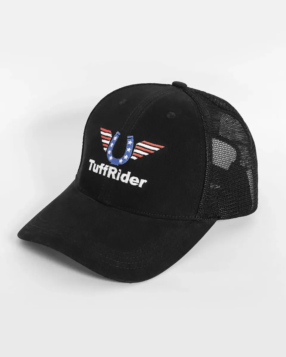 TuffRider Patriotic trucker pet mesh katoen verstelbaar