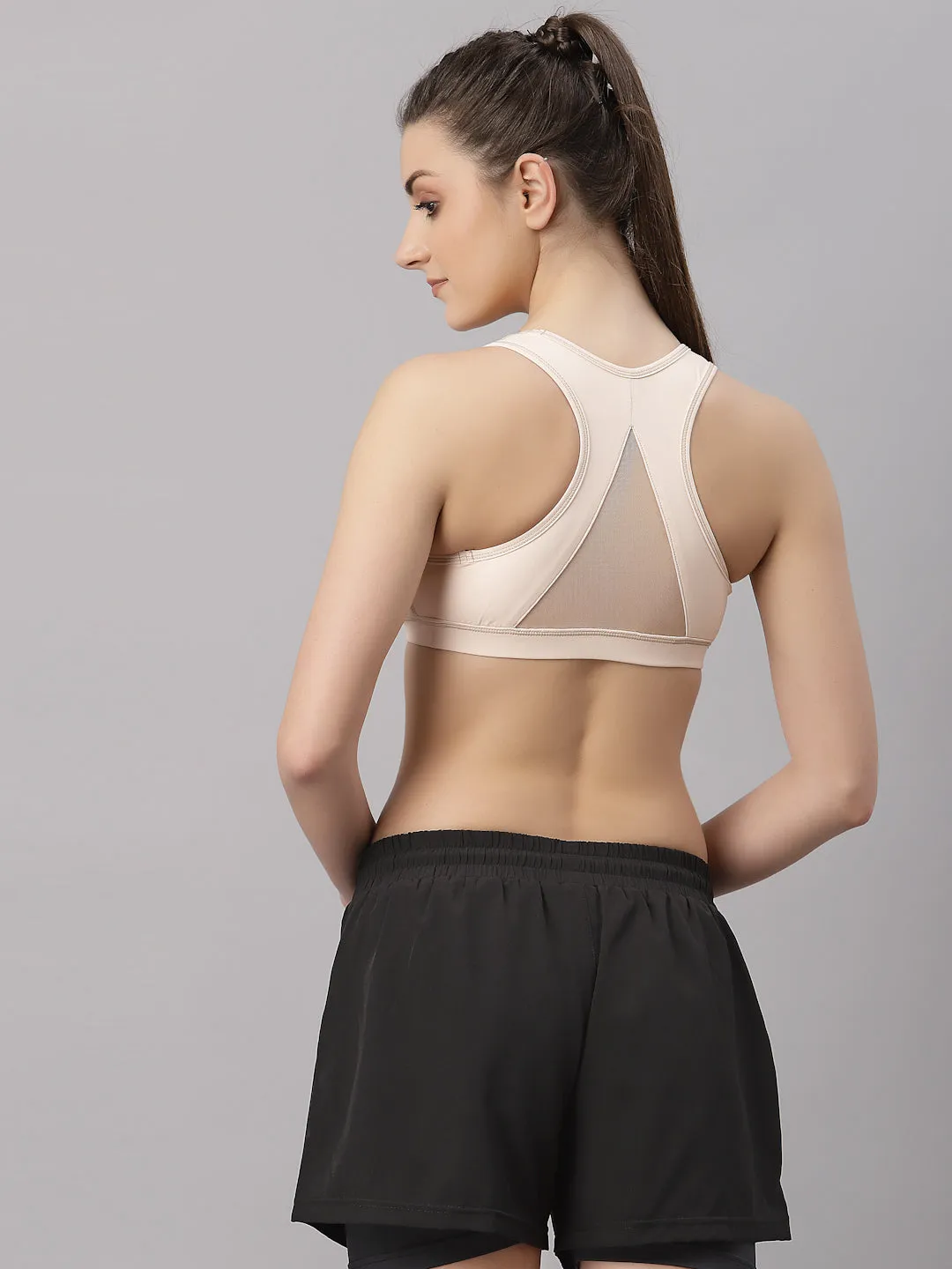TuffRider Sprint racerback sport bh zwart stretch