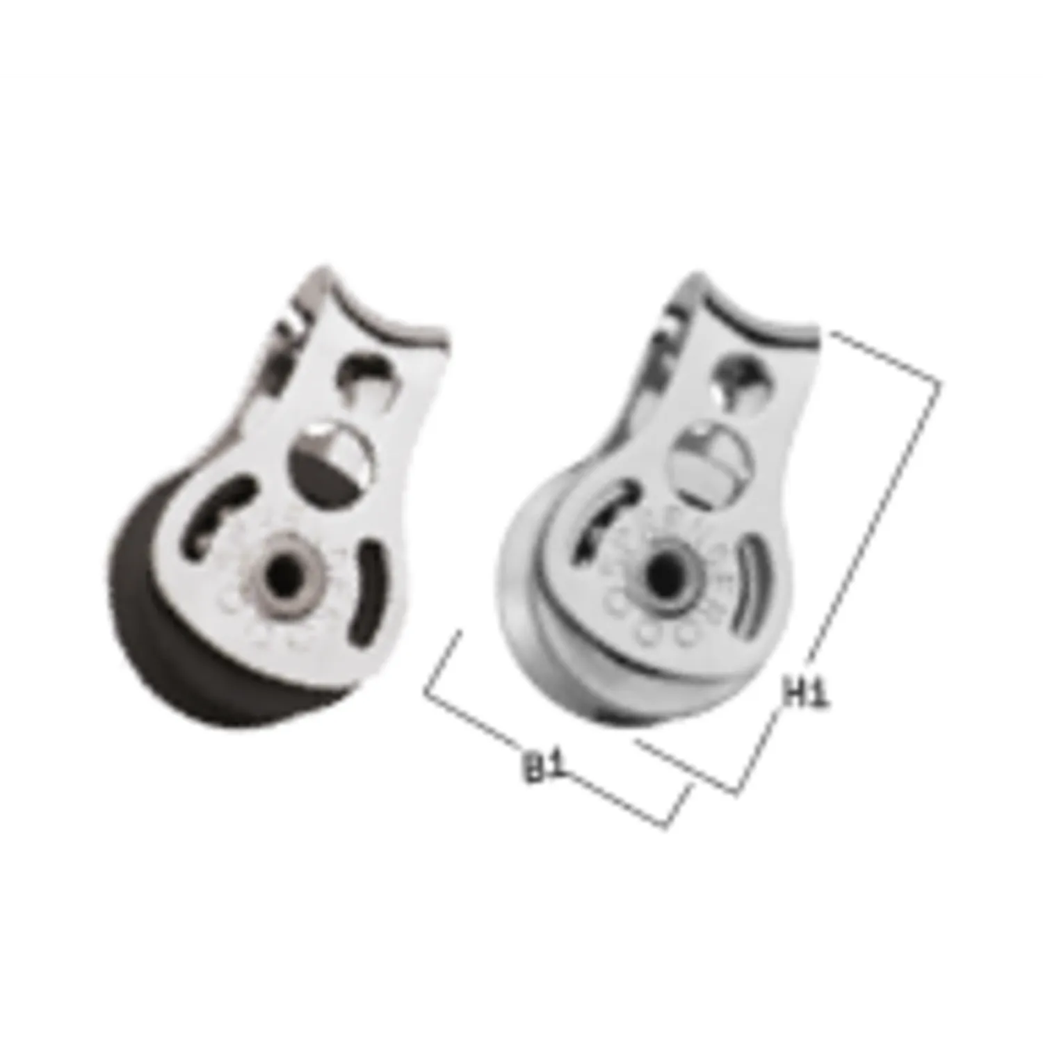 Herm Sprenger Micro XS blok 6 mm enkel met beugel