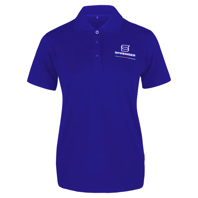 HS Sprenger Signature polo dames blauw maat M