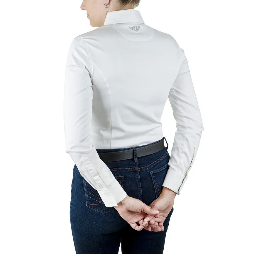 TuffRider Americana western blouse bordeaux dames stretch