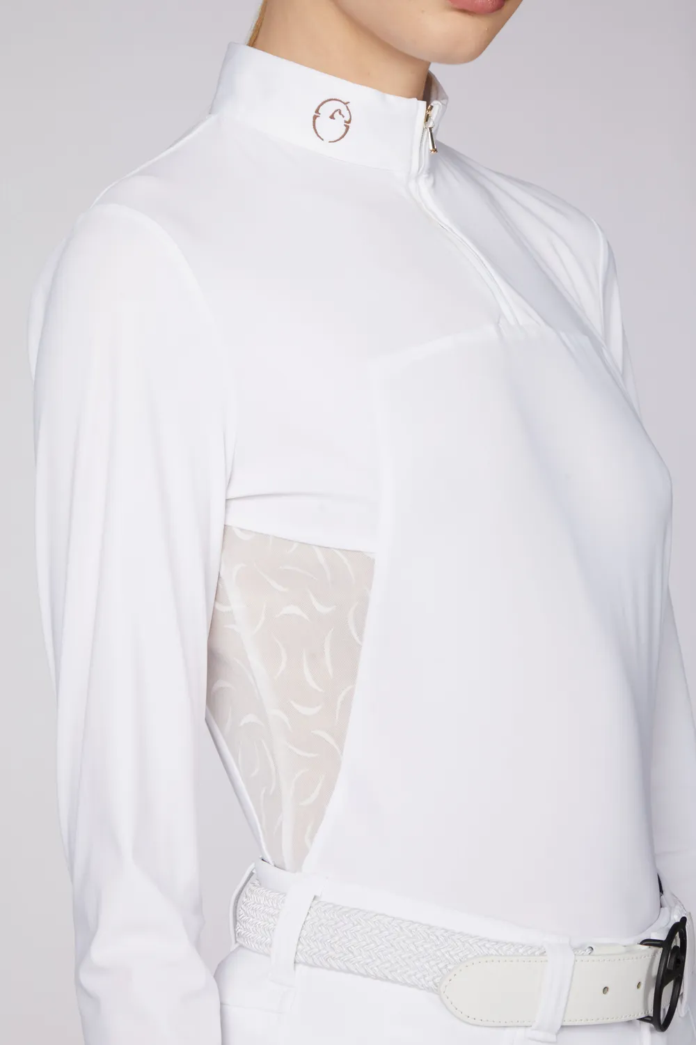 Vestrum Jeju wedstrijdblouse dames wit stretch
