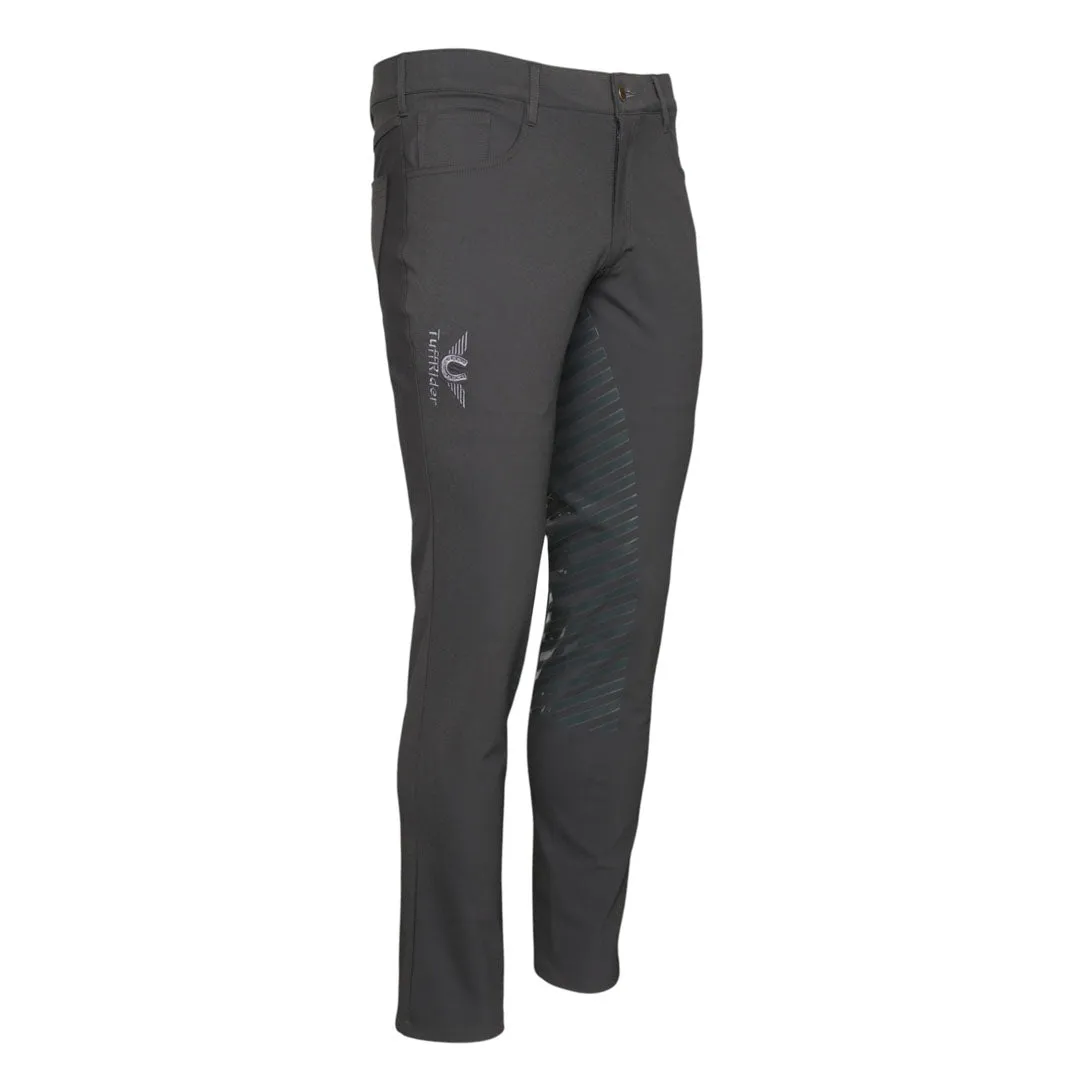 TuffRider Technical polobroek wit moisture wicking