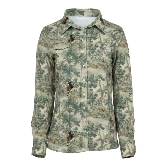 Dapplebay Hunt Tapestry Western Riding Top westernblouse multi