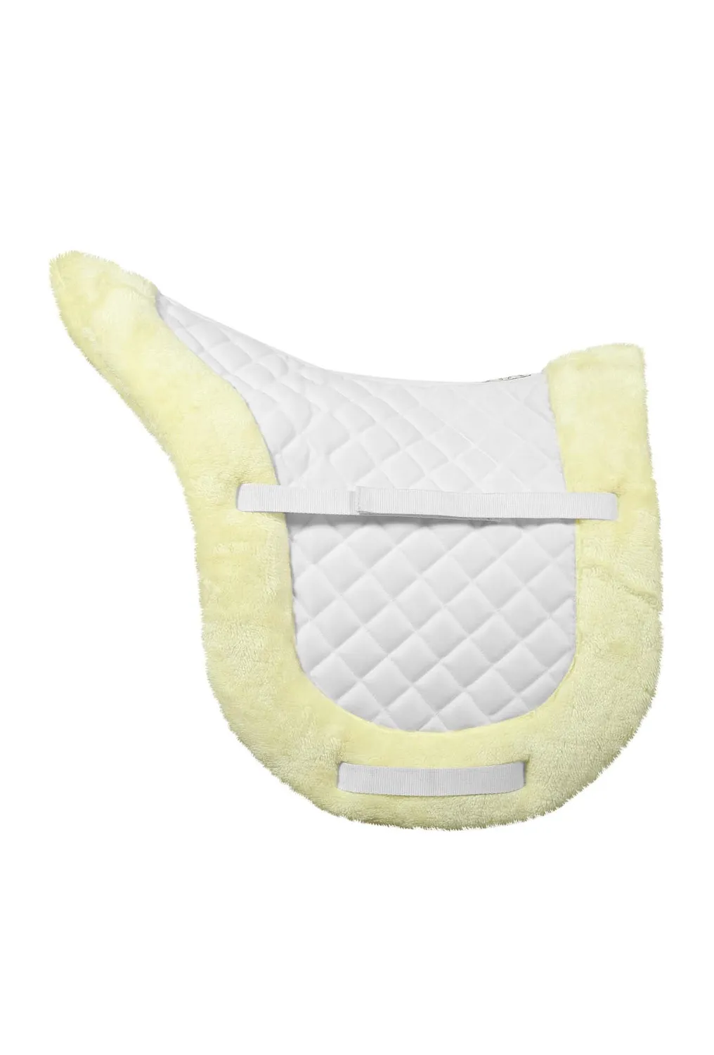 TuffRider Sherpa Fleece zadeldek wit gevoerd STD