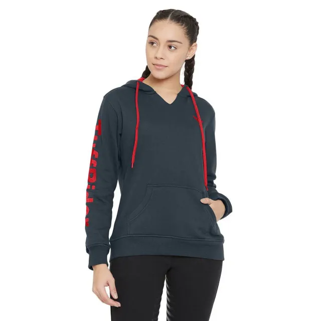 TuffRider Sport hoodie charcoal kangaroo zak katoenmix