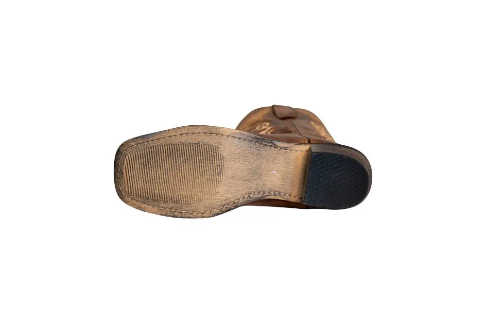 TuffRider Lamar westernlaarzen heren bruin square toe