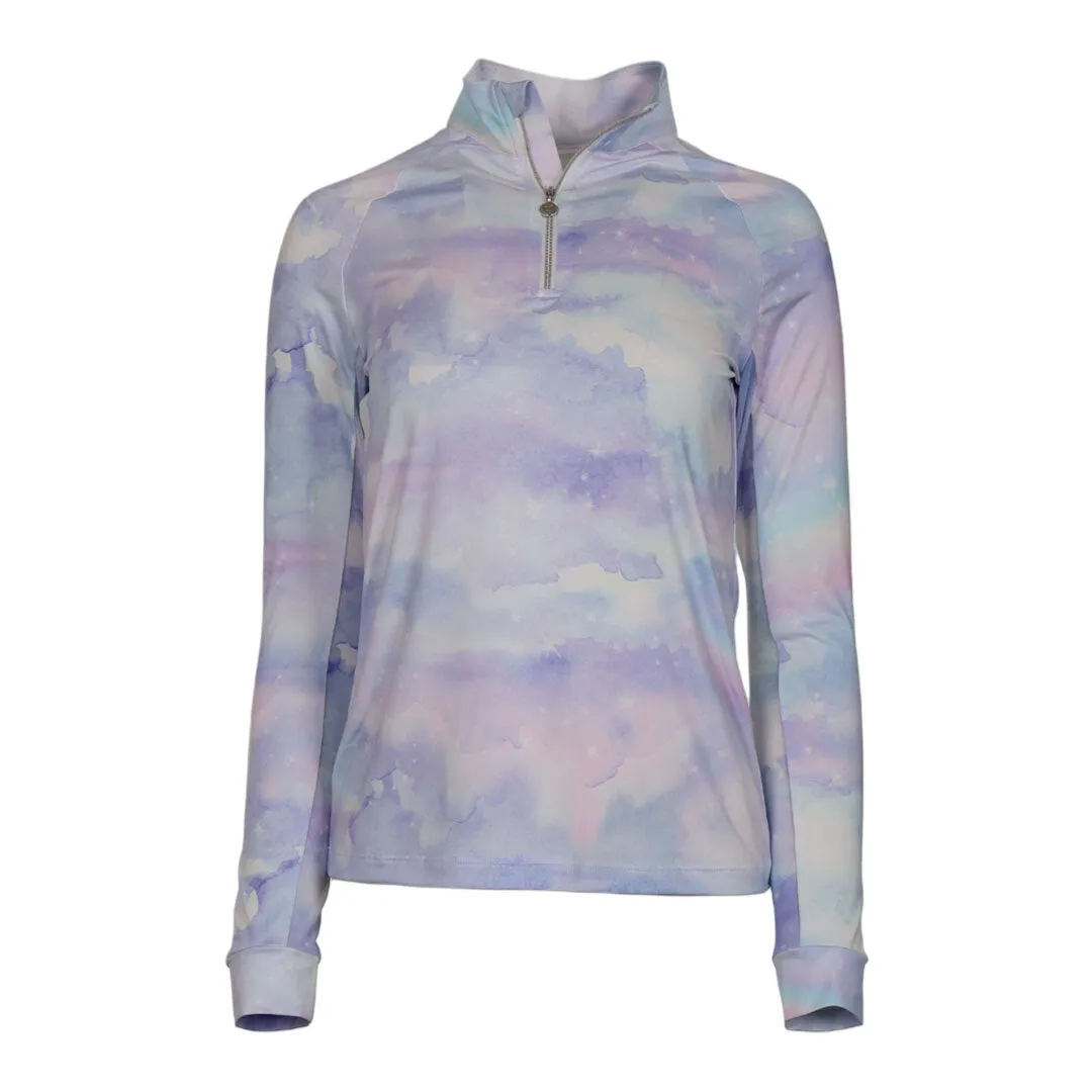 Dapplebay Opalite Skies rijshirt 1/4 zip lange mouw
