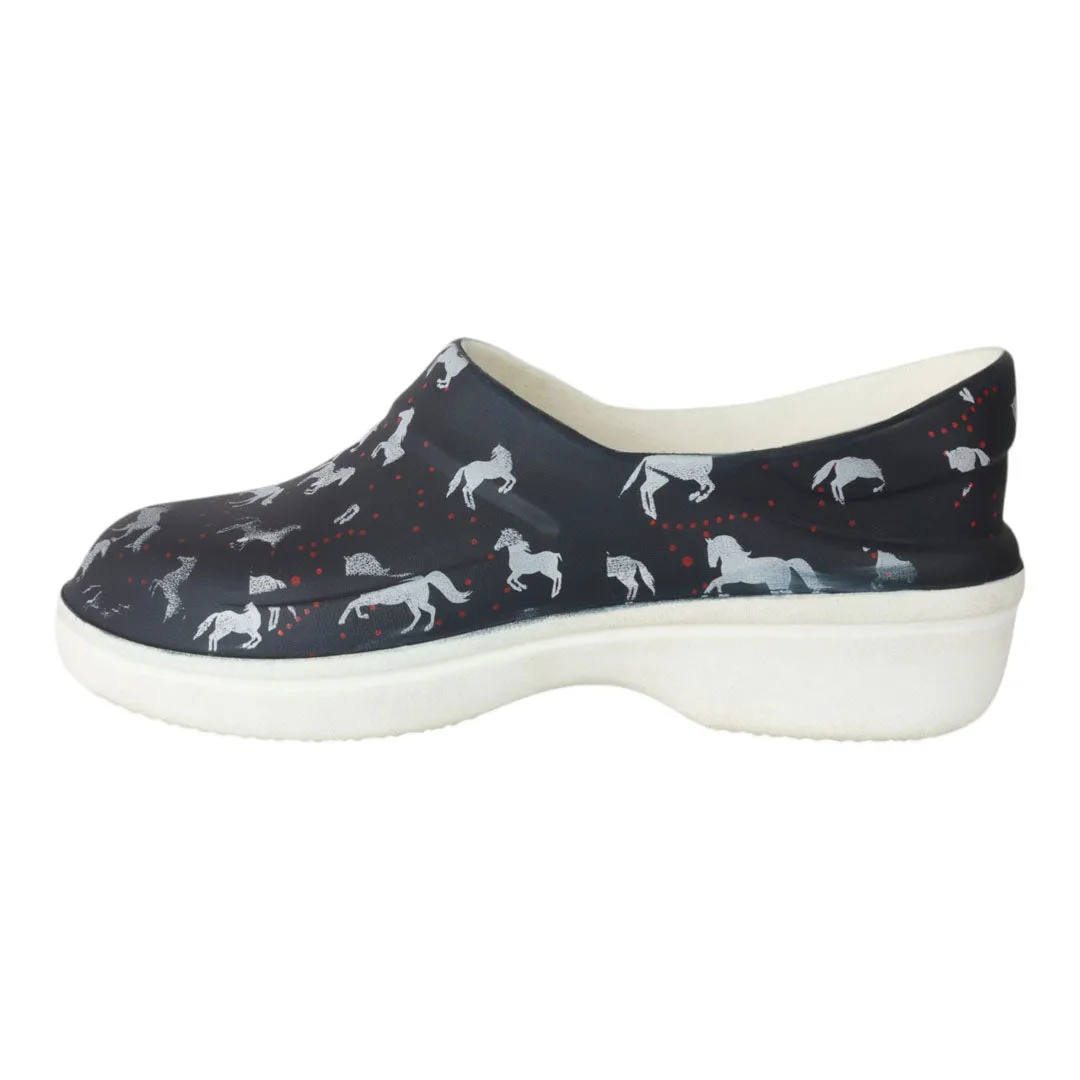 BarnMule WorkLites stalschoenen navy waterdicht licht