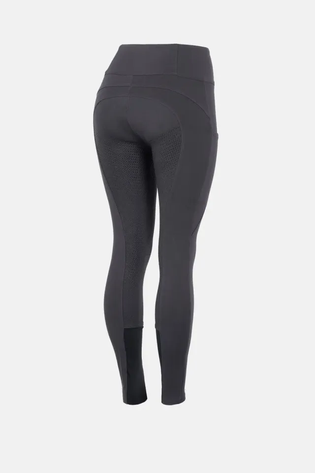 Horze Tara 2.0 ridetights hoge taille full grip grijs 40