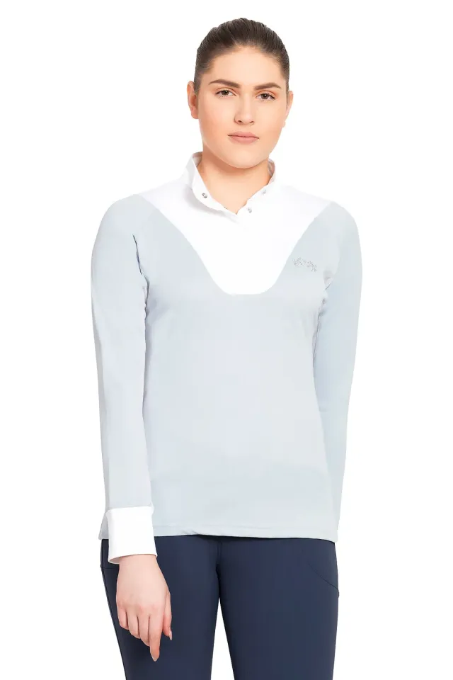 Equine Couture Maggie wedstrijdshirt dames mesh lange mouw