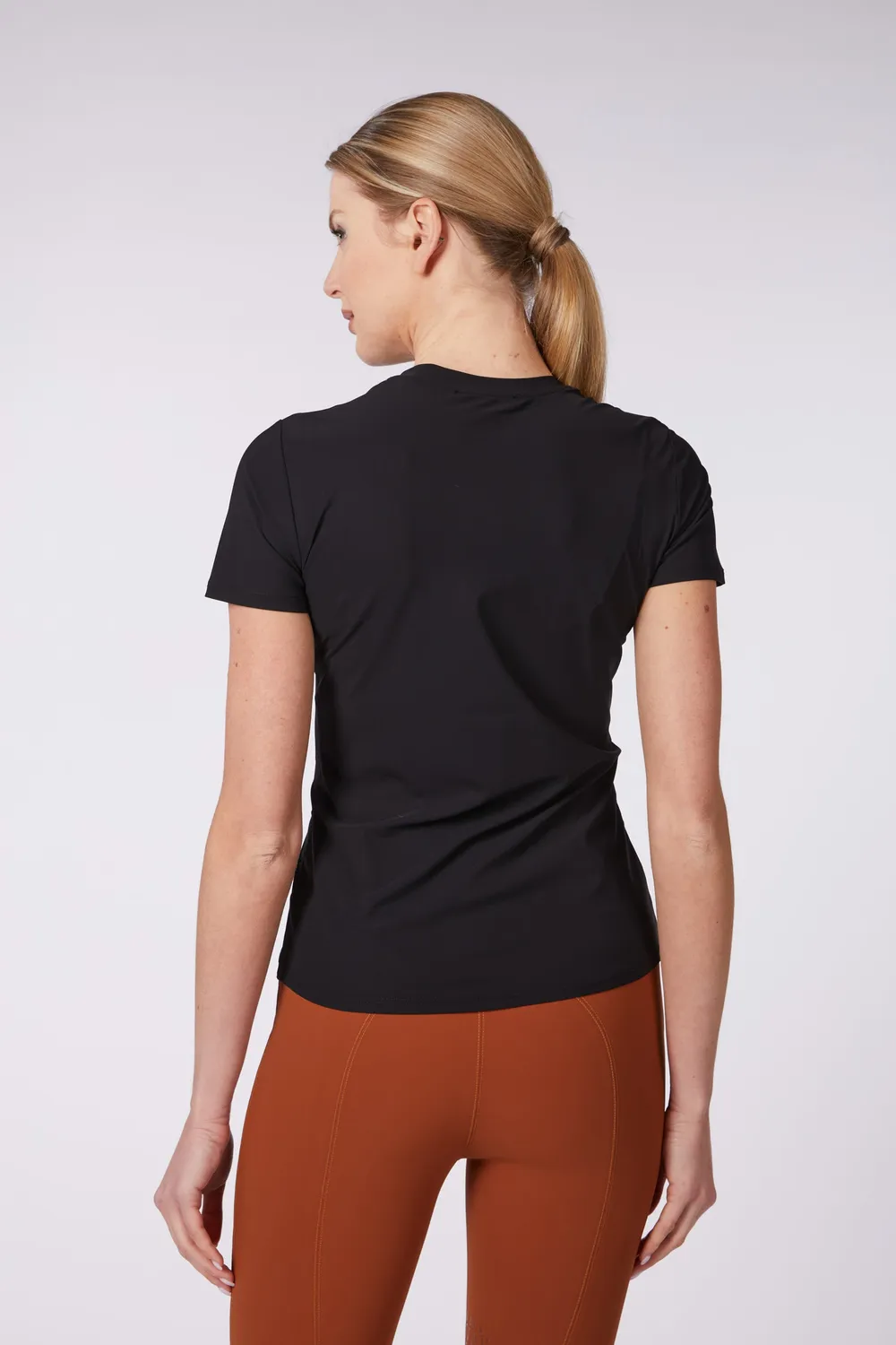 Vestrum Letojanni trainingstop dames zwart fijne stretch