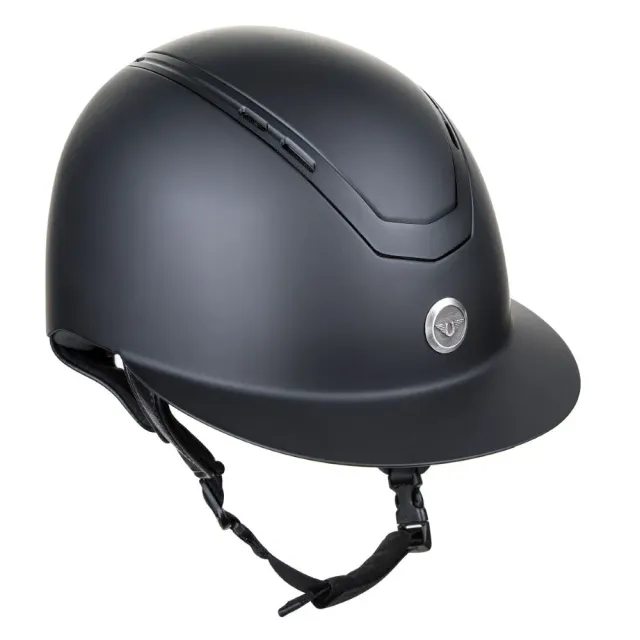 TuffRider Guardian Wide Brim rijhelm Zwart zonneklep