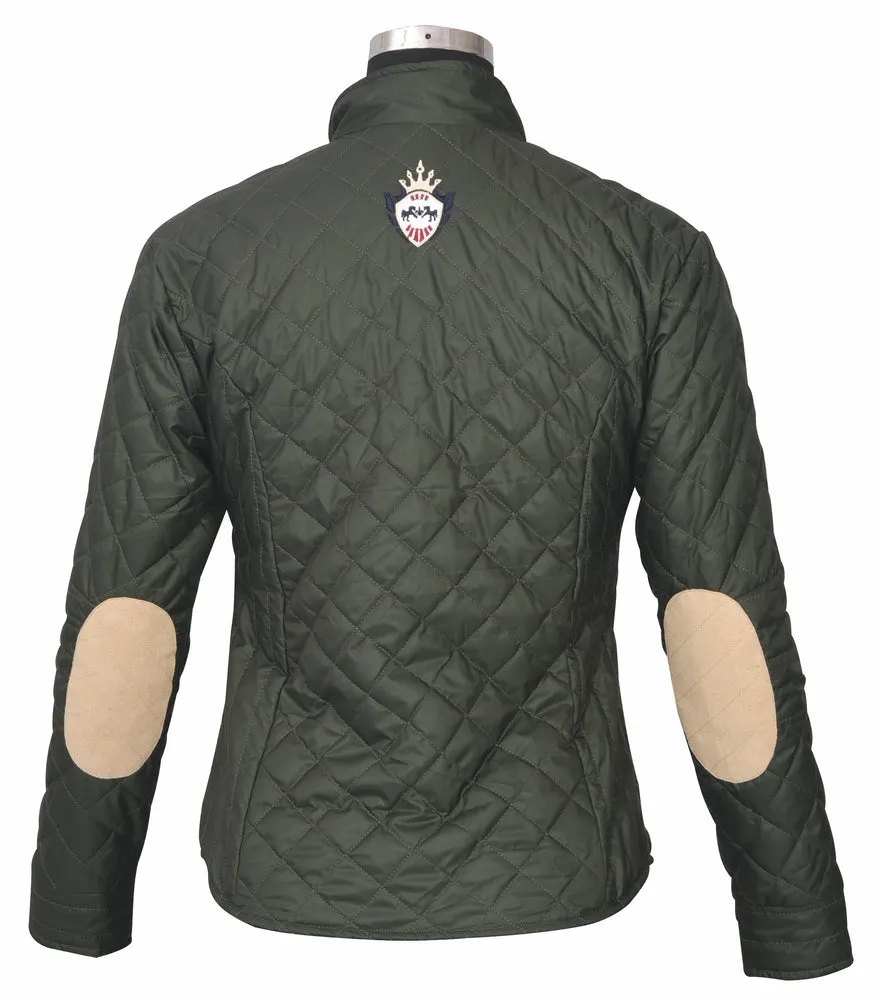 Equine Couture Denisson dames rijjas beige 3XL gewatteerd