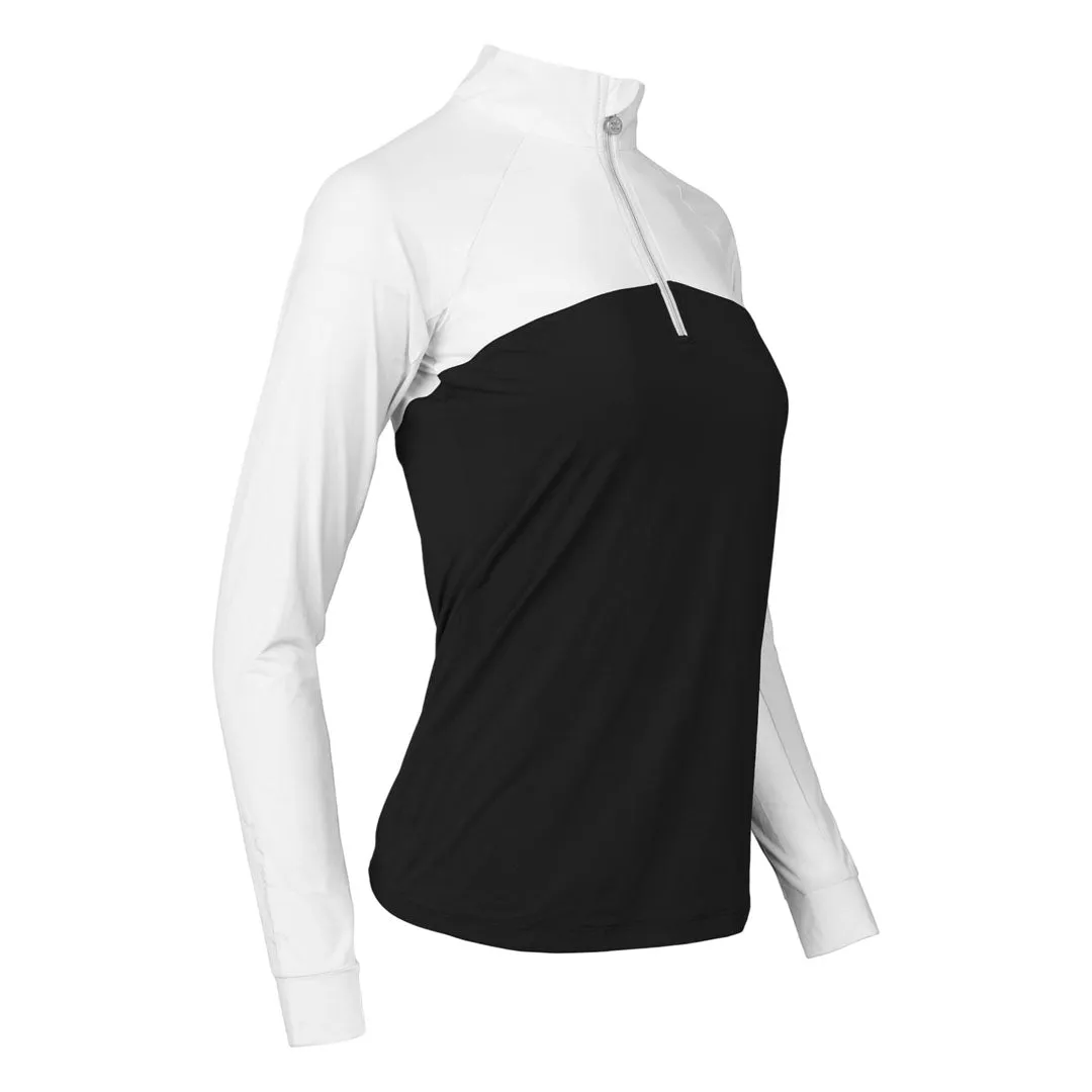 Dapplebay Lady rijshirt lange mouw verkoelend voor dames grote maat