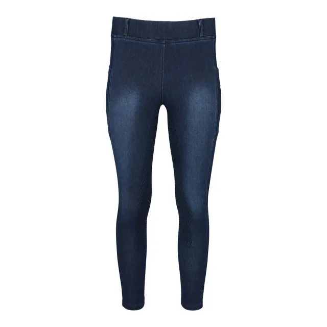 Equine Couture Denim Full Seat rijlegging Denim met grip