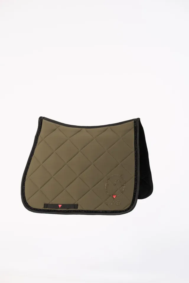 Vestrum Equuleus springdekje dark olive green glitter