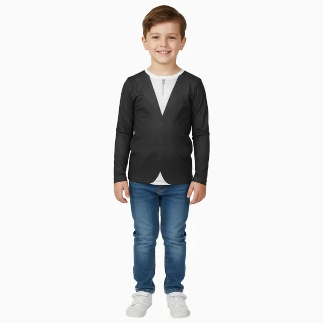 TuffRider Hobby Horse kinder t-shirt wit-zwart showlook