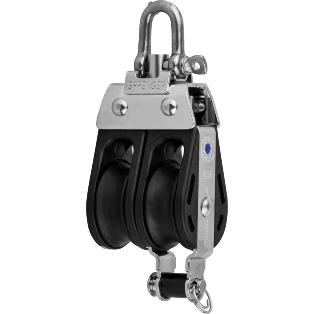 Herm Sprenger S-Block blok 8 mm met klem 2-schijfs