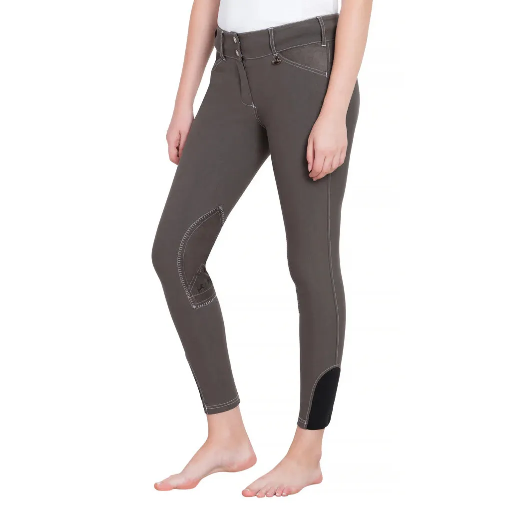 Equine Couture Sportif Natasha rijbroek zwart kniegrip