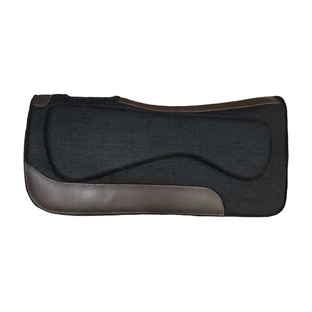 TuffRider Dynamic Ease vilten zadelpad zwart 32x32 3/4 inch