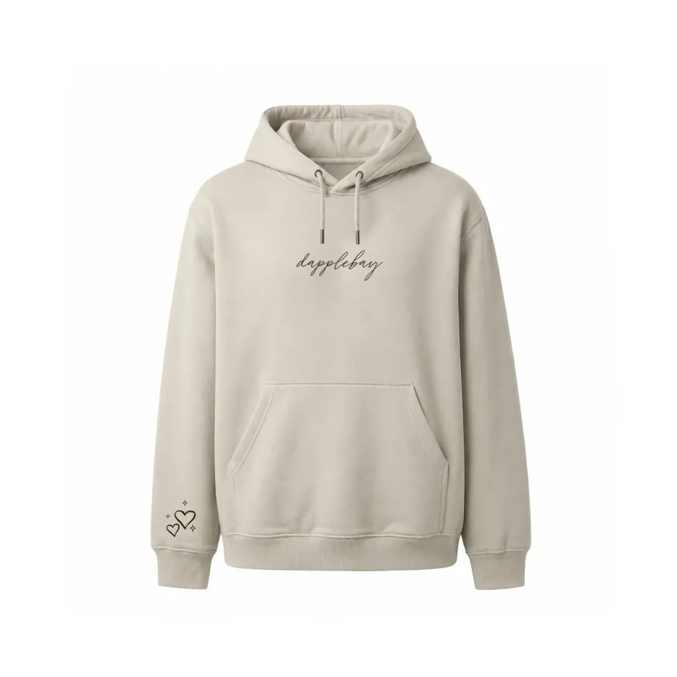 Dapplebay Tarot kinderhoodie Buff geborduurd