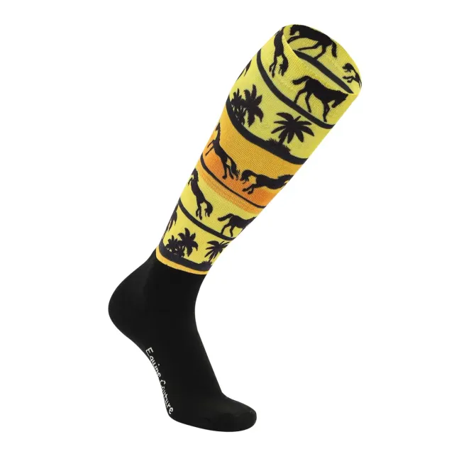 Equine Couture Ocala Sunrise rijsokken kniekousen print