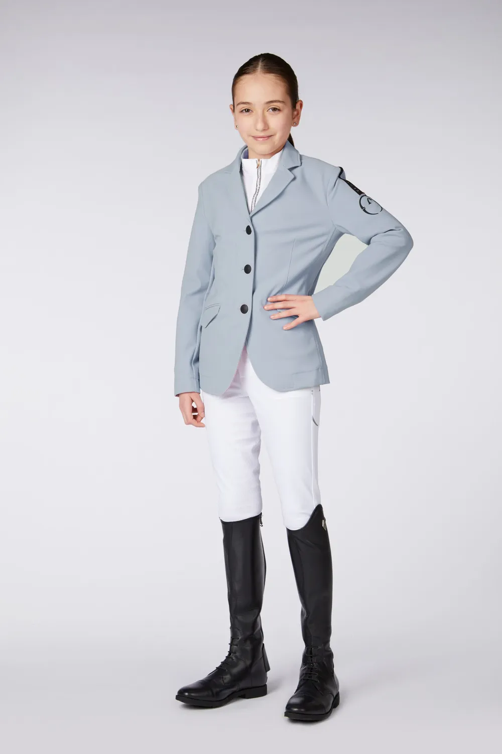 Vestrum Parma meisjes wedstrijdjas mauve zwart