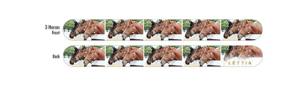 Lettia Clydesdales nagelvijl paardenmotief standaard